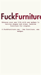 Mobile Screenshot of fuckfurniture.com